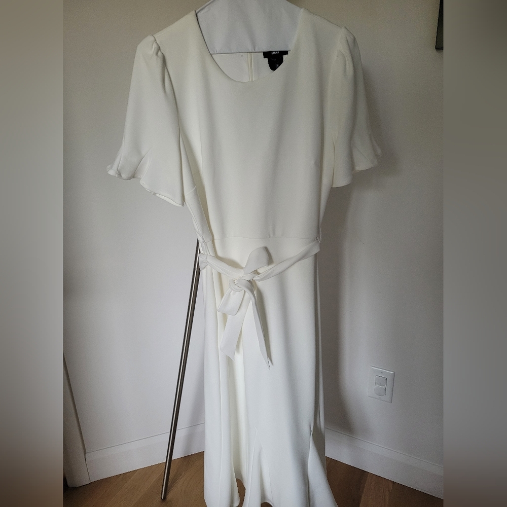 DKNY cream size 12 dress